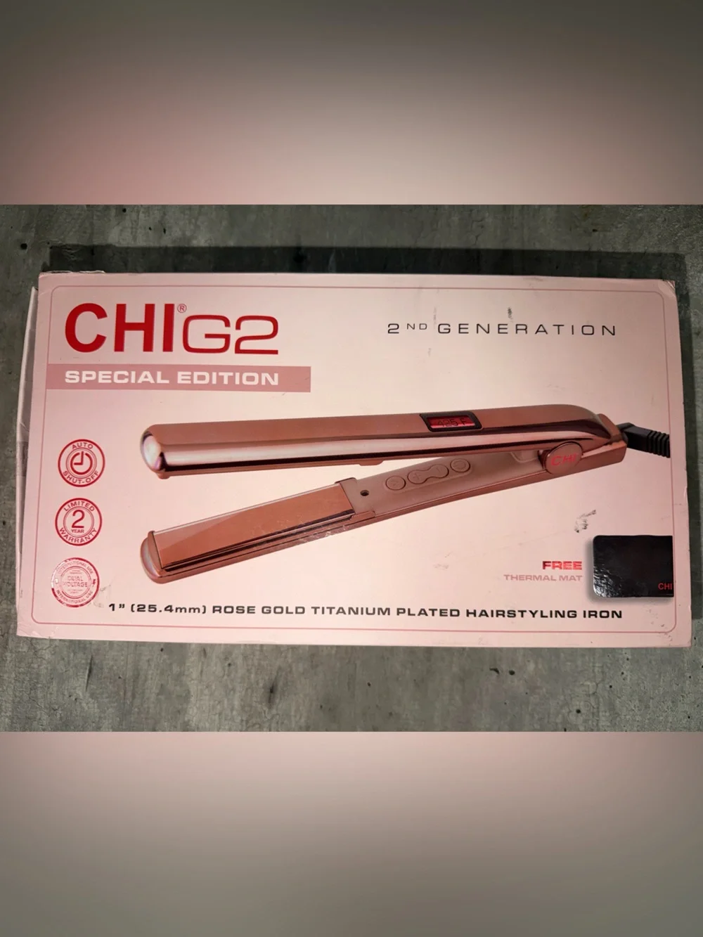 CHI G2 Special Edition Rose Gold Hair Straightener